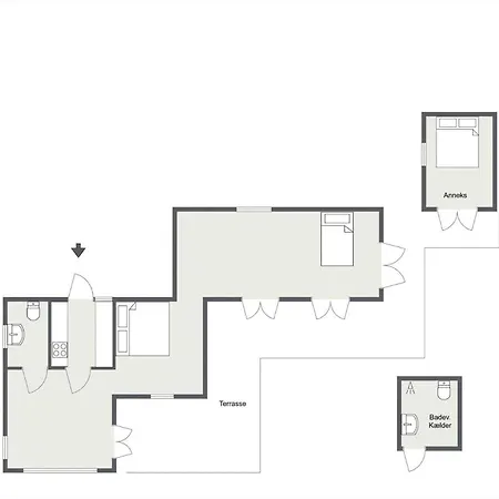 Fj3200-frederikssund-strandvej-58 別荘 フレズレクソン